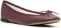 Repetto bow-detail leather ballerina shoes Brown - Thumbnail 2