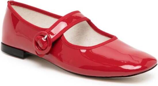 Repetto Georgia patent-leather Mary Jane pumps Red