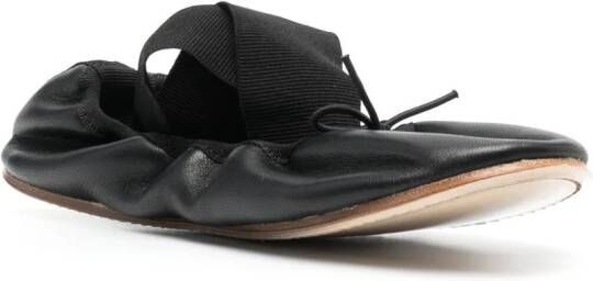 Repetto Gianna leather ballerina shoes Black
