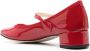 Repetto Lio Mary Jane 35mm leather pumps Red - Thumbnail 3