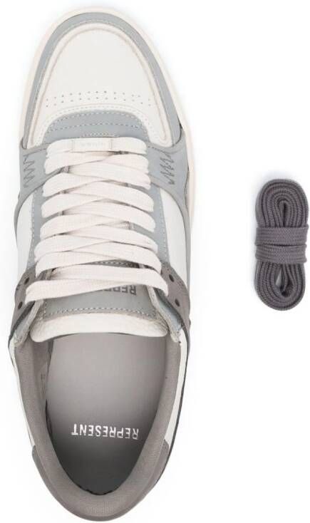 Represent Apex panelled leather sneakers Grey