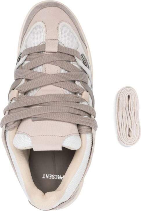 Represent Bully leather sneakers Neutrals