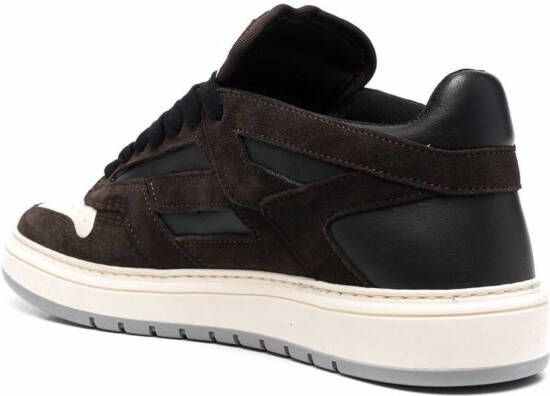 Represent panelled lace-up sneakers Brown