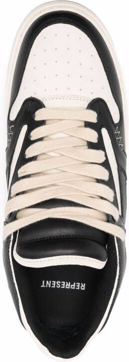 Represent Reptor Low panelled sneakers Black