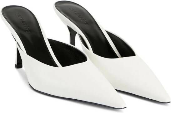 Retrofete Daphne point-toe mules White