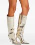 Retrofete Frida 110mm leather boots Gold - Thumbnail 5