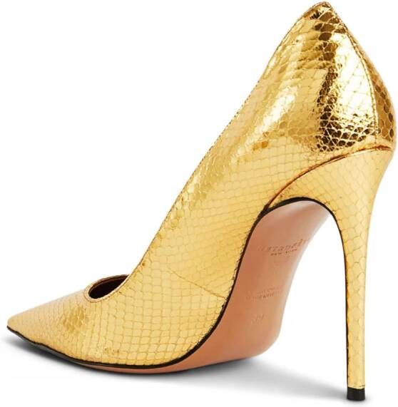 Retrofete Jasmin 110mm heeled pumps Gold