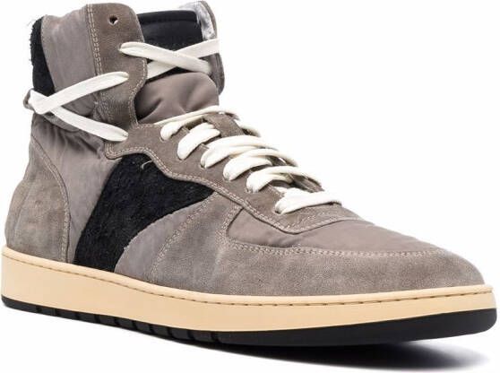 RHUDE BBall high-top sneakers Grey