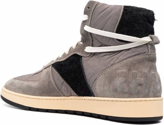 RHUDE BBall high-top sneakers Grey