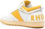 RHUDE embroidered-logo low-top sneakers White - Thumbnail 3