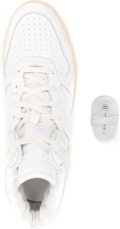 RHUDE high-top panelled sneakers White