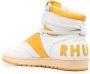 RHUDE logo patch high-top sneakers Yellow - Thumbnail 3