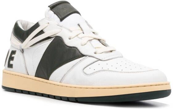 RHUDE logo-print low-top sneakers White