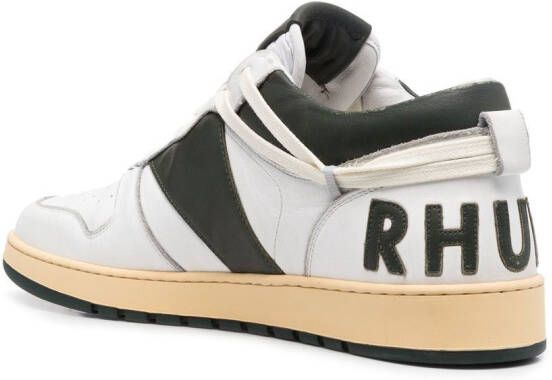 RHUDE logo-print low-top sneakers White