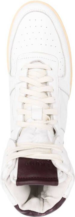RHUDE panelled high-top sneakers White
