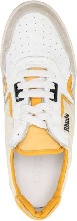 RHUDE Racing low-top sneakers White