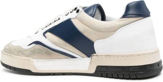 RHUDE Racing panelled sneakers White