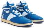 RHUDE Rhecess leather high-top sneakers Blue - Thumbnail 4