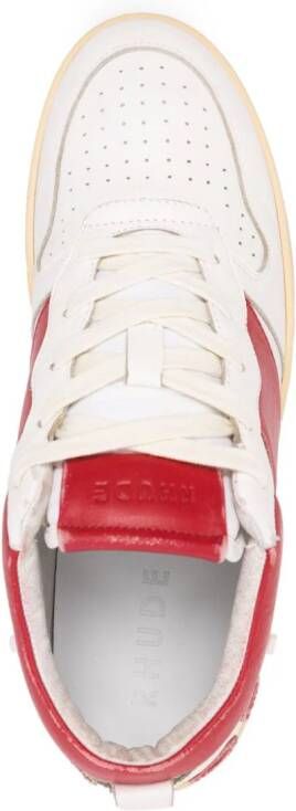 RHUDE Rhecess leather sneakers White