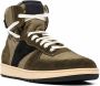 RHUDE Rhecess panelled high-top sneakers Green - Thumbnail 2