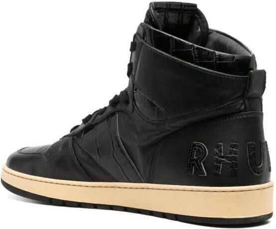 RHUDE Rhecess-Sky high-top sneakers Black