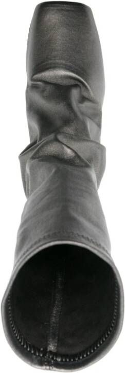 Rick Owens 135mm platform boots Grey
