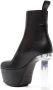 Rick Owens 160mm open-toe leather heeled boot Black - Thumbnail 3