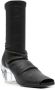 Rick Owens 75mm open-toe leather boots Black - Thumbnail 2