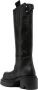 Rick Owens 80mm polished-leather knee-high boots Black - Thumbnail 3