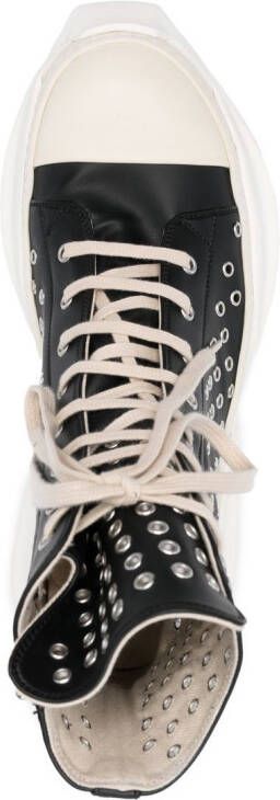 Rick Owens DRKSHDW Abstract high-top sneakers Black