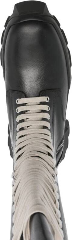 Rick Owens Army Tractor leather boots Black