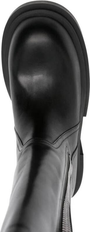 Rick Owens Bauhaus Bogun 60mm leather boots Black