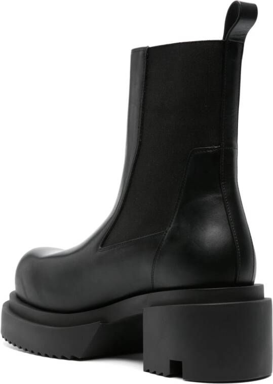 Rick Owens Beatle Bogun 60mm leather boots Black