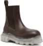 Rick Owens Beatle Bozo Tractor ankle boots Brown - Thumbnail 2