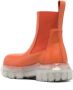 Rick Owens Beatle Bozo Tractor boots Orange - Thumbnail 3