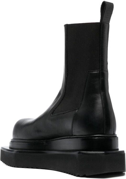 Rick Owens Beatle Turbo Cyclops leather boots Black