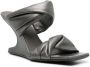 Rick Owens Cantilever 110mm metallic mules Silver - Thumbnail 2