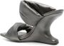 Rick Owens Cantilever 110mm metallic mules Silver - Thumbnail 3