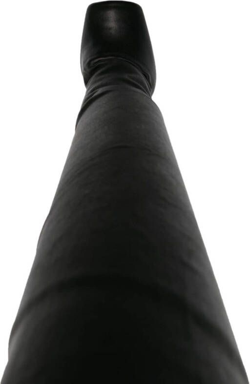 Rick Owens Cantilever 12mm above-knee boots Black