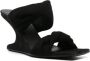 Rick Owens Cantilever 8 110mm twisted suede mules Black - Thumbnail 2