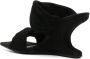 Rick Owens Cantilever 8 110mm twisted suede mules Black - Thumbnail 3