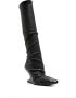 Rick Owens Cantilever Sisy 80mm leather boots Black - Thumbnail 2