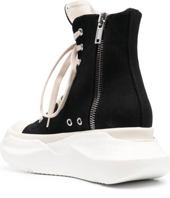 Rick Owens DRKSHDW Abstract chunky high-top sneakers Black