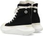 Rick Owens DRKSHDW Abstract high-top suede sneakers Black - Thumbnail 3