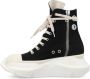 Rick Owens DRKSHDW Abstract high-top suede sneakers Black - Thumbnail 4