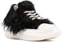 Rick Owens DRKSHDW Abstract Low faux-fur sneakers Black - Thumbnail 2