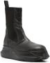 Rick Owens DRKSHDW Beatle Abstract crinkled-leather boots Black - Thumbnail 2
