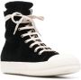 Rick Owens DRKSHDW corduroy high-top sneakers Black - Thumbnail 2