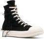 Rick Owens DRKSHDW distressed-effect lace-up high-top sneakers Black - Thumbnail 2