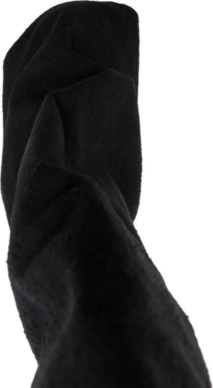 Rick Owens DRKSHDW Fetish slouch boots Black